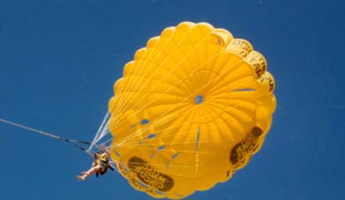 Enlarged photo of parachuting